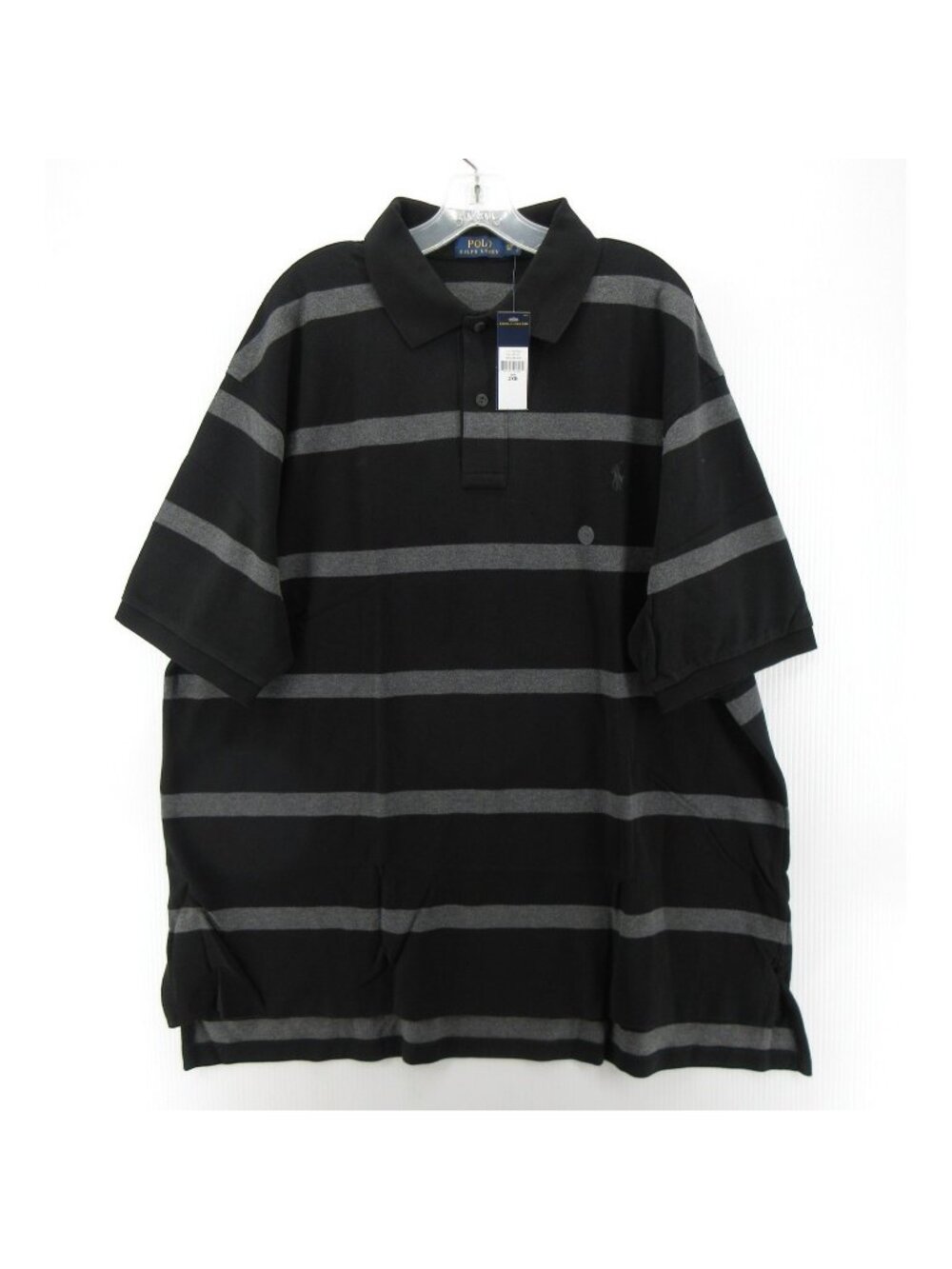 Polo Ralph Lauren Polo Shirt 2XB Big Pullover Golf Striped Knit Pony